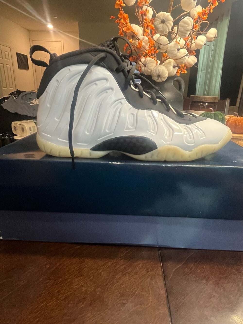 Nike Little Posite One 'Orlando Home' White Black Hyper Royal CZ2548-100